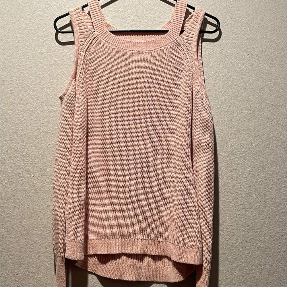Hollister Light Pink Sleeveless Sweater